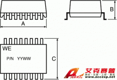 Wurth Elektronik WE-LAN 以太網變壓器 749020010