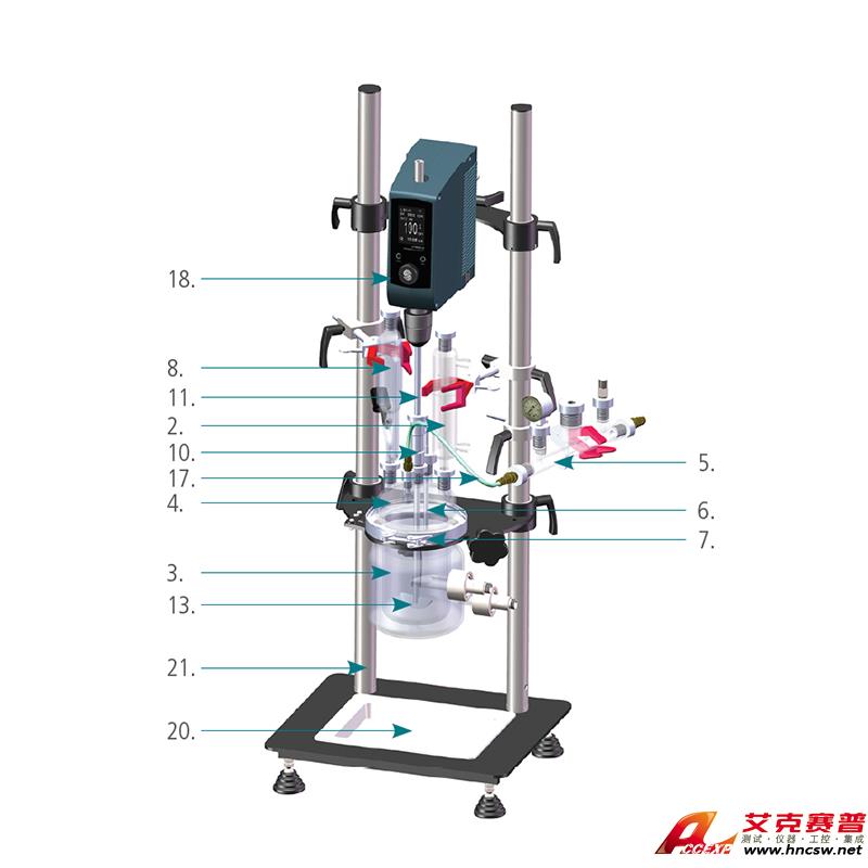 JULABO優(yōu)萊博 3000ml壓力反應(yīng)釜，（150mm法蘭開口）JRS-6429-242