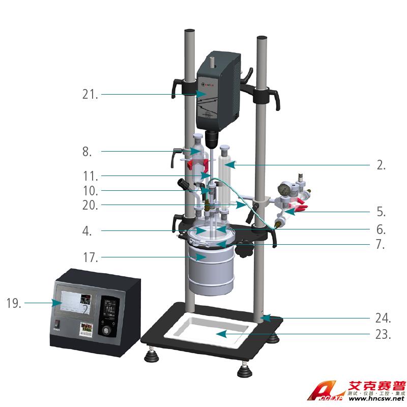 JULABO優(yōu)萊博 500ml壓力反應(yīng)釜，（100mm法蘭開口）JRS-6425-206